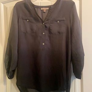 Navy blue blouse, Roz & Ali